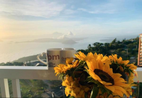 IRPM T1#Aspen25 CozyCondotel with BALCONY, 18th fl, TAAL VOLCANO & LAKE View, Tagaytay